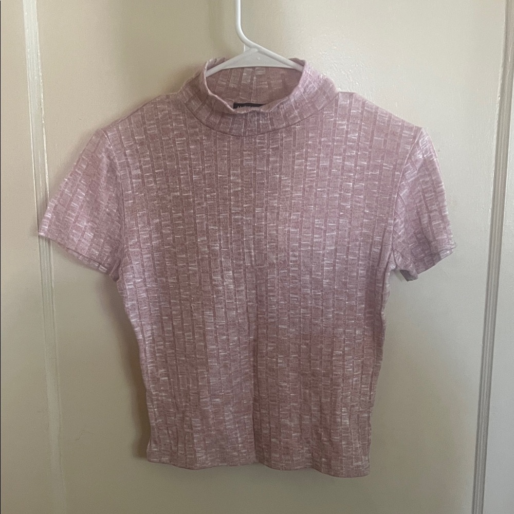 Pink Textured Women's Top